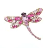 Kristallen libelle brocheBroches