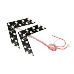 LED spiegel knipperlichten - 14 LEDS - pijlvorm - 2 stuksRichtingaanwijzers