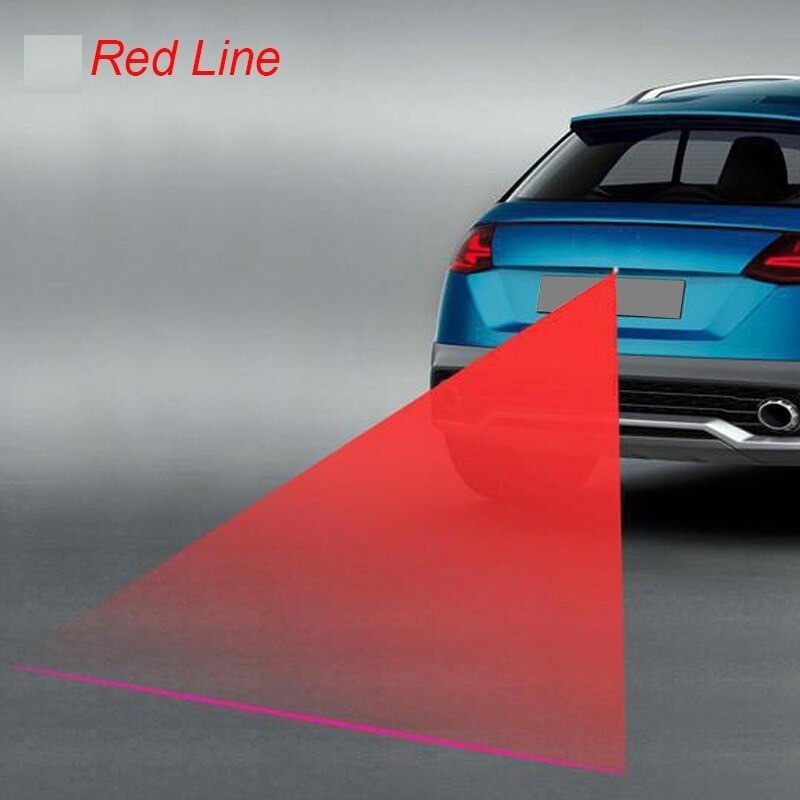 Car laser light - fog / warning light - red line - starsTuning