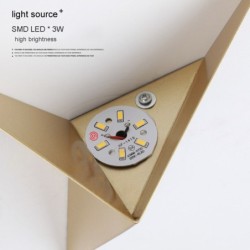 Moderne LED wandlamp - driehoekig design - aluminium - 3W - 220VWandlampen
