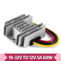 Voeding - spanningsregelaar - transformator - step down converter - 18V-32V naar 12VOmvormer
