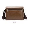 Elegant shoulder bag - leather - wideBags