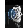 CHENXI - tourbillon mechanical watch - luminous - waterproof - leather strapWatches