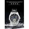 CHENXI - tourbillon mechanical watch - luminous - waterproof - leather strapWatches