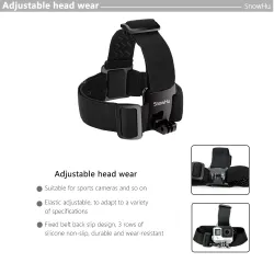 Adjustable head-strap - mount for GoPro CamerasMounts