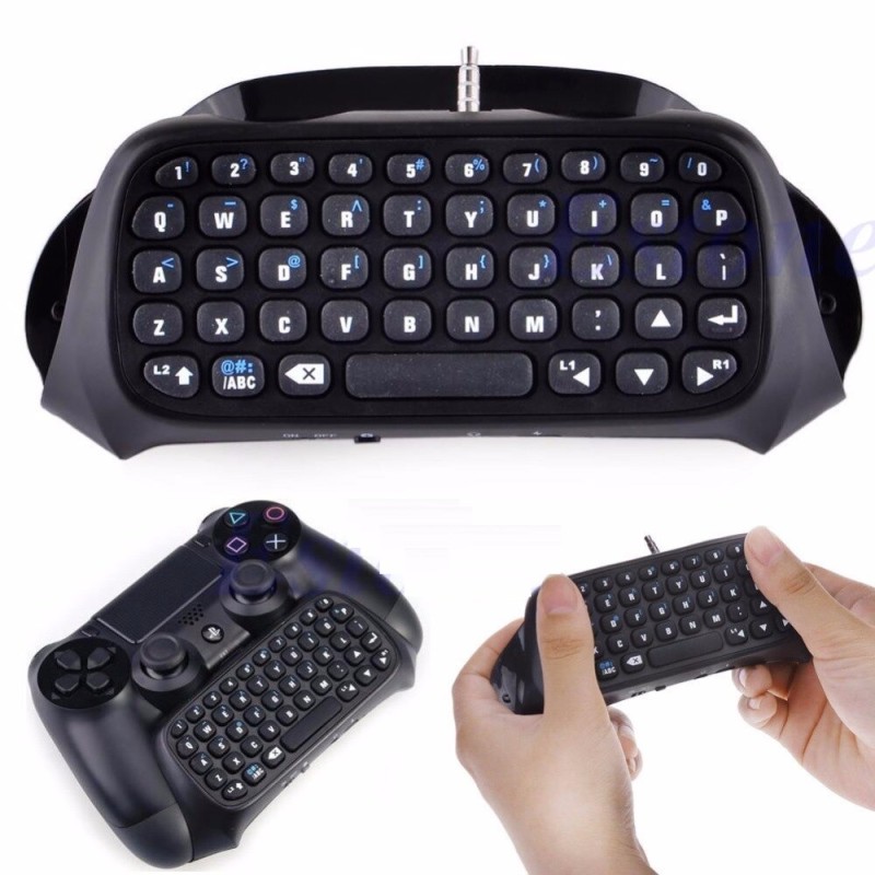 Clavier Bluetooth - chatpad - pour manette Playstation 4 PS4