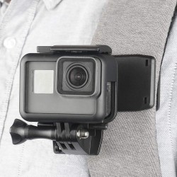 Snelmontageclip - 360 graden draaibaar - voor GoPro-camera'sBevestigingen