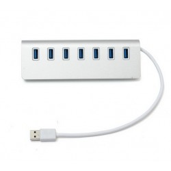 Aluminum splitter - USB 3.0 - 7 port USB - HUBHubs