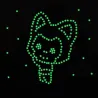 Glow-in-the-dark sterren - muur/plafond stickers - 3cm - 50 stuksDecoratie