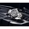 BENYAR - automatic mechanical watch - hollow-out design - stainless steel - whiteWatches
