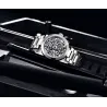 BENYAR - automatic mechanical watch - hollow-out design - stainless steel - whiteWatches