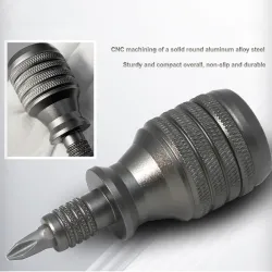 7 in 1 - mini titanium schroevendraaier - magnetisch - S2 gelegeerd staal boortjeSchroevendraaiers