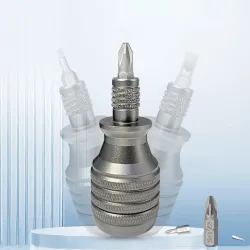 7 in 1 - mini titanium schroevendraaier - magnetisch - S2 gelegeerd staal boortjeSchroevendraaiers