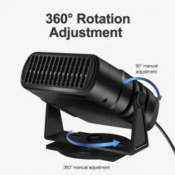 4 in 1 autoverwarming - koel-/verwarmingsventilator - droger/ontwaseming/ontdooier - 120WInterieur accessoires
