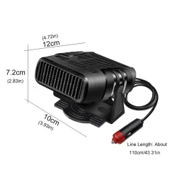 4 in 1 autoverwarming - koel-/verwarmingsventilator - droger/ontwaseming/ontdooier - 120WInterieur accessoires