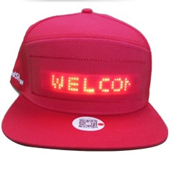 Luminous LED baseball cap - Bluetooth control