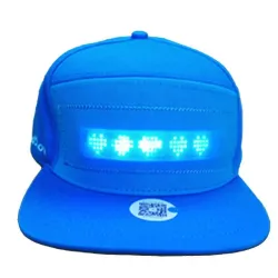 Lichtgevende LED-baseballpet - Bluetooth-bedieningPetten & Hoeden