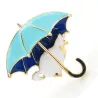 Kat onder paraplu - brocheBroches