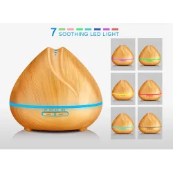 Ultrasonic air humidifier - essential oils diffuser - LED - 500mlHumidifiers