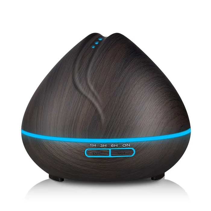 Ultrasonic air humidifier - essential oils diffuser - LED - 500mlHumidifiers