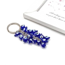Lucky eye - blue beads keychainKeyrings