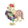Crystal rooster keychainKeyrings