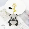 Kristallen panda / kwastje - sleutelhangerSleutelhangers