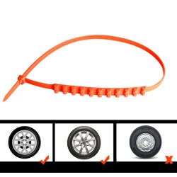 Car winter tire anti-skid chains - nylon - 10 piecesWheel parts