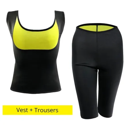 Afslankbroek / afslankbroek / vest - sauna effect - fitness trainingssetFitness