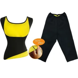 Afslankbroek / afslankbroek / vest - sauna effect - fitness trainingssetFitness