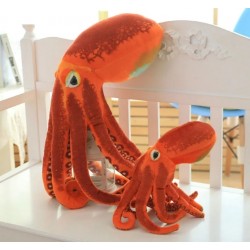Oranje octopus - knuffel - 30cm - 50cmKnuffels