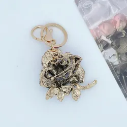 Crystal rose - keychainKeyrings