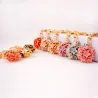 Hollow out flower ball - keychainKeyrings