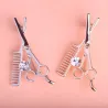 Haarkam / schaar - brocheBroches