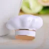 White chef's cap - broochBrooches
