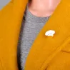 White chef's cap - broochBrooches