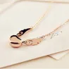Hart / engelenvleugels hanger - met ketting - RVSHalskettingen
