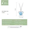 Blauwe schildpad ketting - 925 sterling zilverHalskettingen