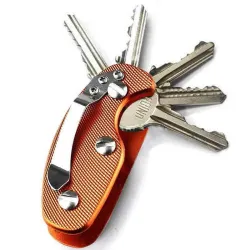 Opvouwbare sleutelorganizer - aluminium houderSurvival gereedschap