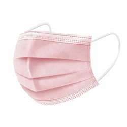 Beschermend mond/gezichtsmasker - wegwerpbaar - antibacterieel - rozeMondmaskers
