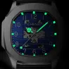 CHENXI - automatisch mechanisch quartz horloge - waterdicht - skeleton design - goud/zwartHorloges