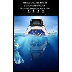 CHENXI - automatisch mechanisch quartz horloge - waterdicht - skeleton design - goud/zwartHorloges