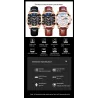 CHENXI - sports Quartz watch - waterproof - leather strap - black / rose goldWatches