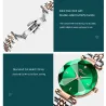 CHENXI - luxe Quartz horloge - rosé goud - edelstaal - waterdicht - groenHorloges
