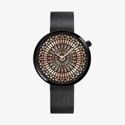 SHENGKE - luxe Quartz horloge - waterdicht - stalen mesh bandHorloges