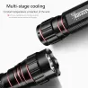 Q5 T6 - 5000lm - LED zaklamp - 18650 batterij - USB lader - rood lichtZaklampen