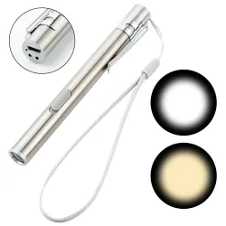 Mini USB zaklamp - verpleging - dokters - RVSZaklampen