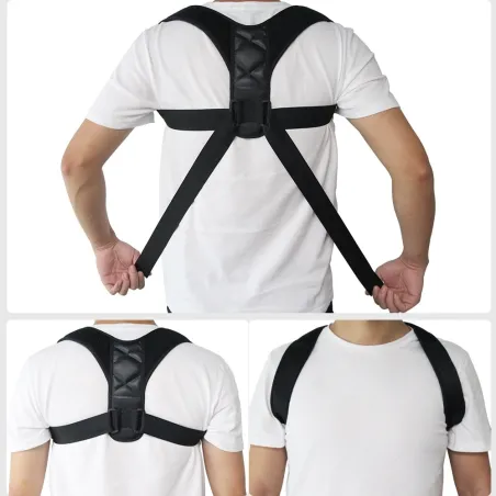 Verstelbare rughouding corrector - wervelkolom / rug / schouderbrace - steunriemMassage