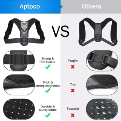 Verstelbare rughouding corrector - wervelkolom / rug / schouderbrace - steunriemMassage
