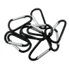 Metalen karabijnhaak - sleutelhanger - clip-lock gesp - D-vorm - 10 stuksSleutelhangers